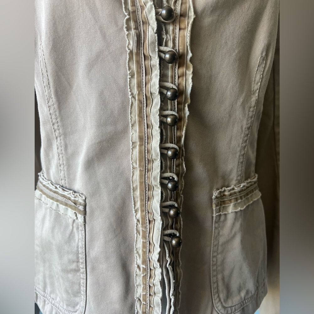 Women's Tan Jacket - Picture 2 of 9